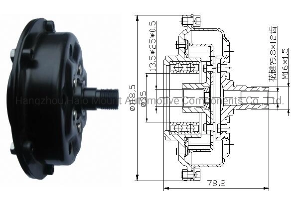 Car Cooling Accessory Air Conditioning Parts Clutch for VW Transporter T5/Phaeton/Touareg